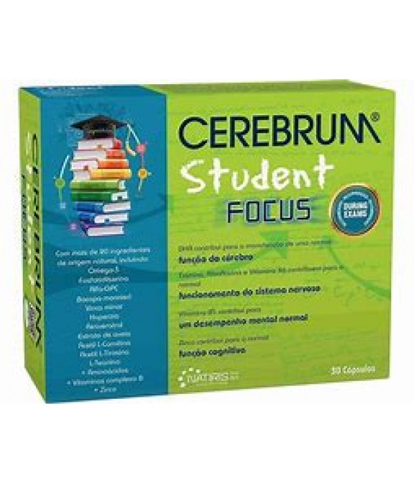 Cerebrum Student Focus - 30 Cápsulas - Natiris
